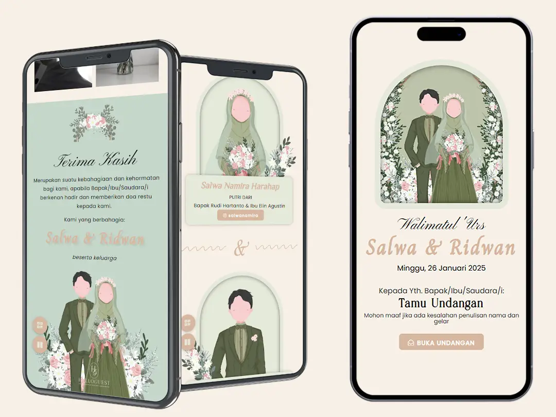 Tema Wedding Syari Beige